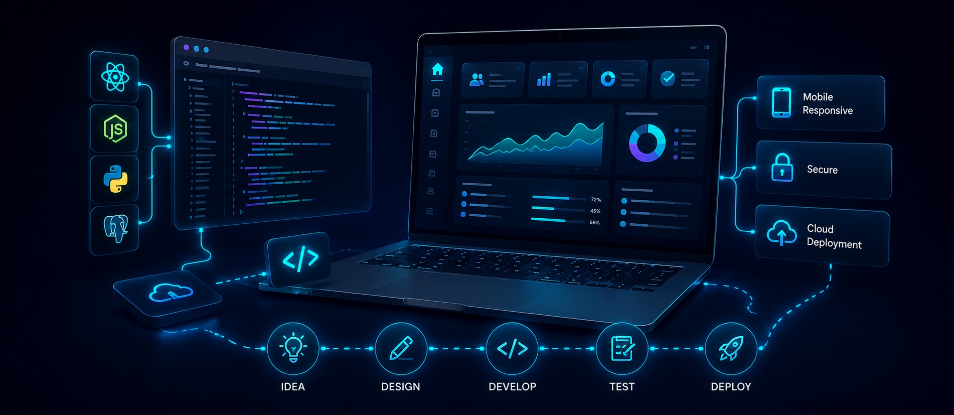 AI application development interface and automation overview